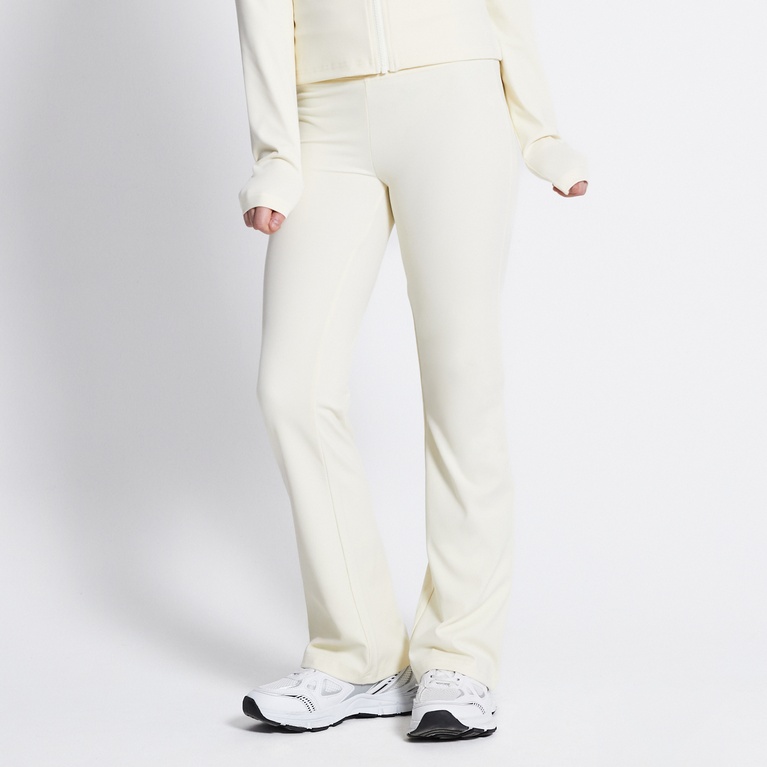 Flared training tights "Bounce" Light Yellow